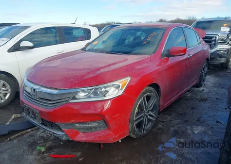 2017 Honda Accord Sport Se from USA, damaged, VIN 1HGCR2F15HA087075